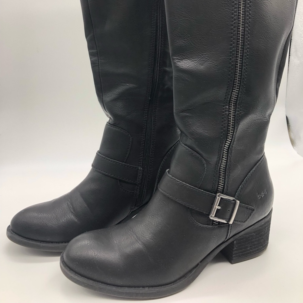 Black Leather Ridding Boots - Picture 2 of 6